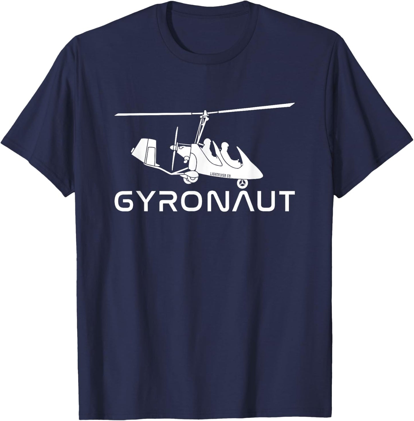 Gyronaut - For Gyrocopter Gyroplane Autogyro Pilots T-Shirt - T-Shirt | Navy