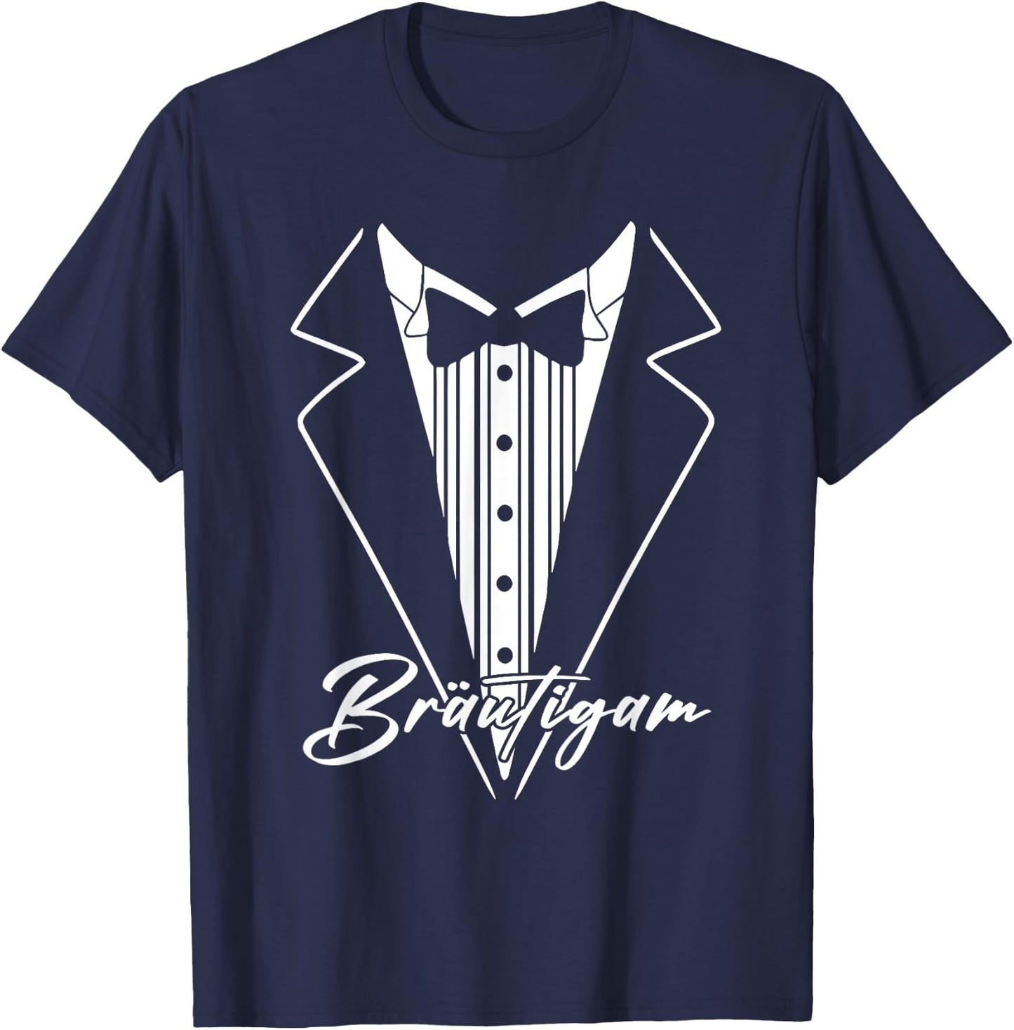 Groom JGA Stag Night , black T-Shirt - T-Shirt | Navy