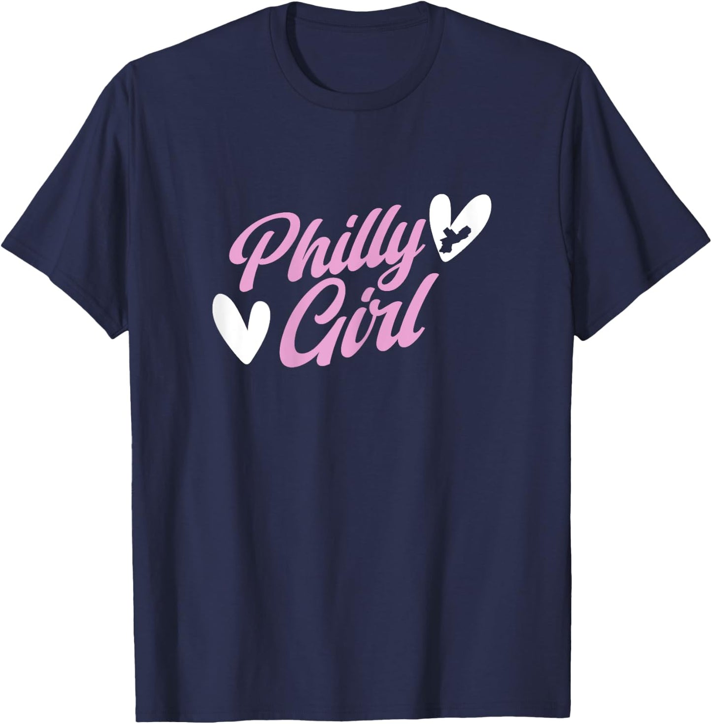 Philadelphia Pennsylvania Philly Girl T-Shirt - T-Shirt | Navy