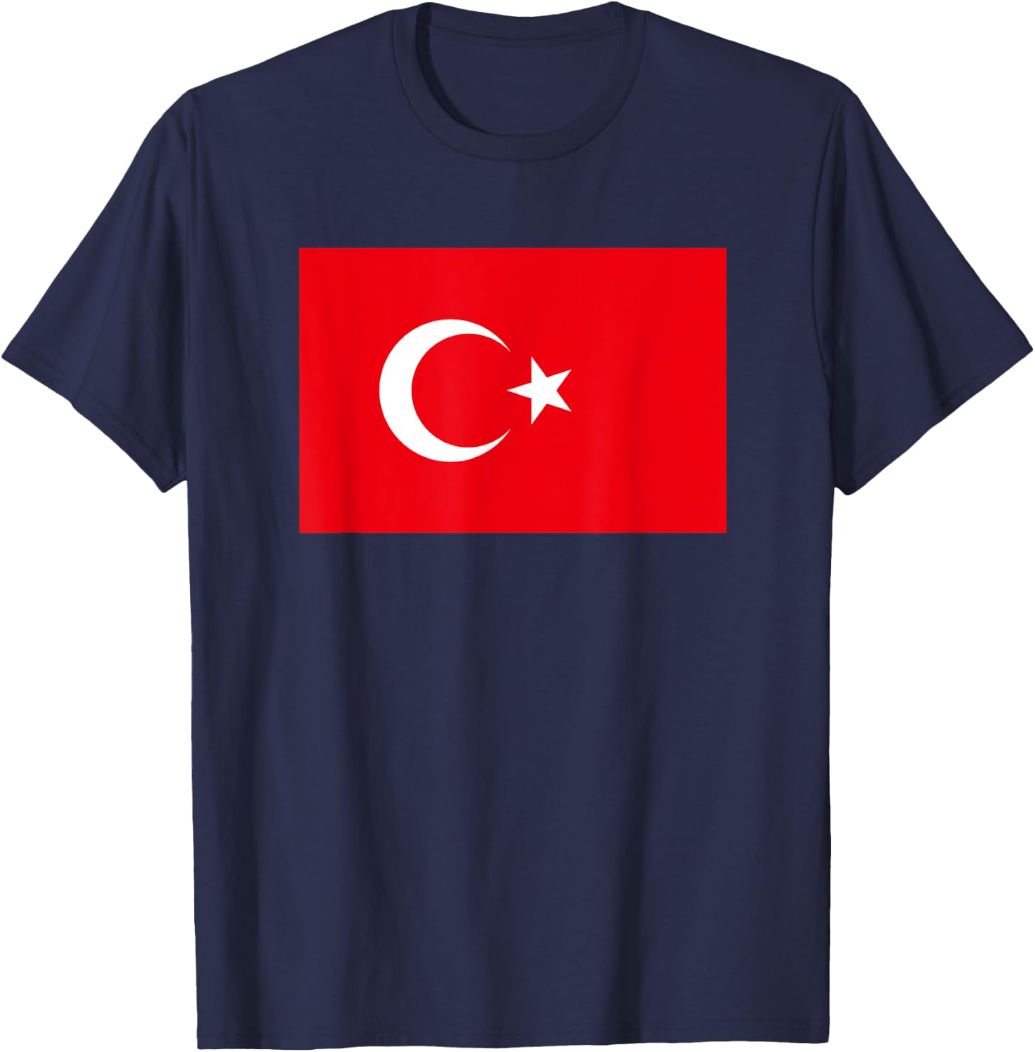 Türkei Flagge Türk Bayragi Design Damen Herren Deko Türkiye T-Shirt - T-Shirt | Navy