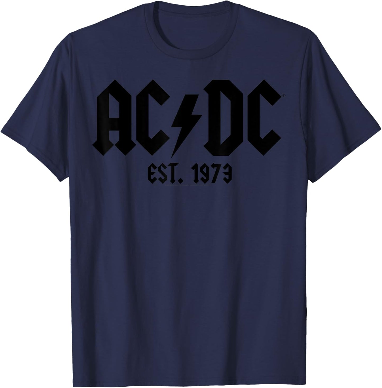 AC/DC - Let it be the rock , Blue T-Shirt - T-Shirt | Navy