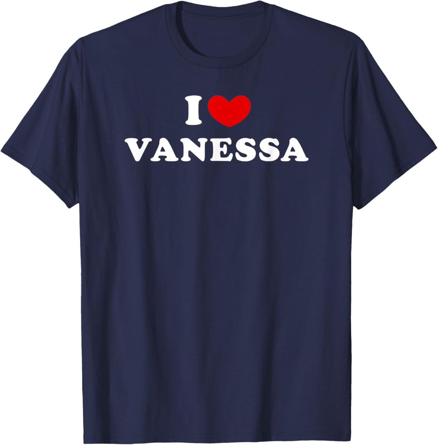 I Love Vanessa, I Love Vanessa , black T-Shirt - T-Shirt | Navy