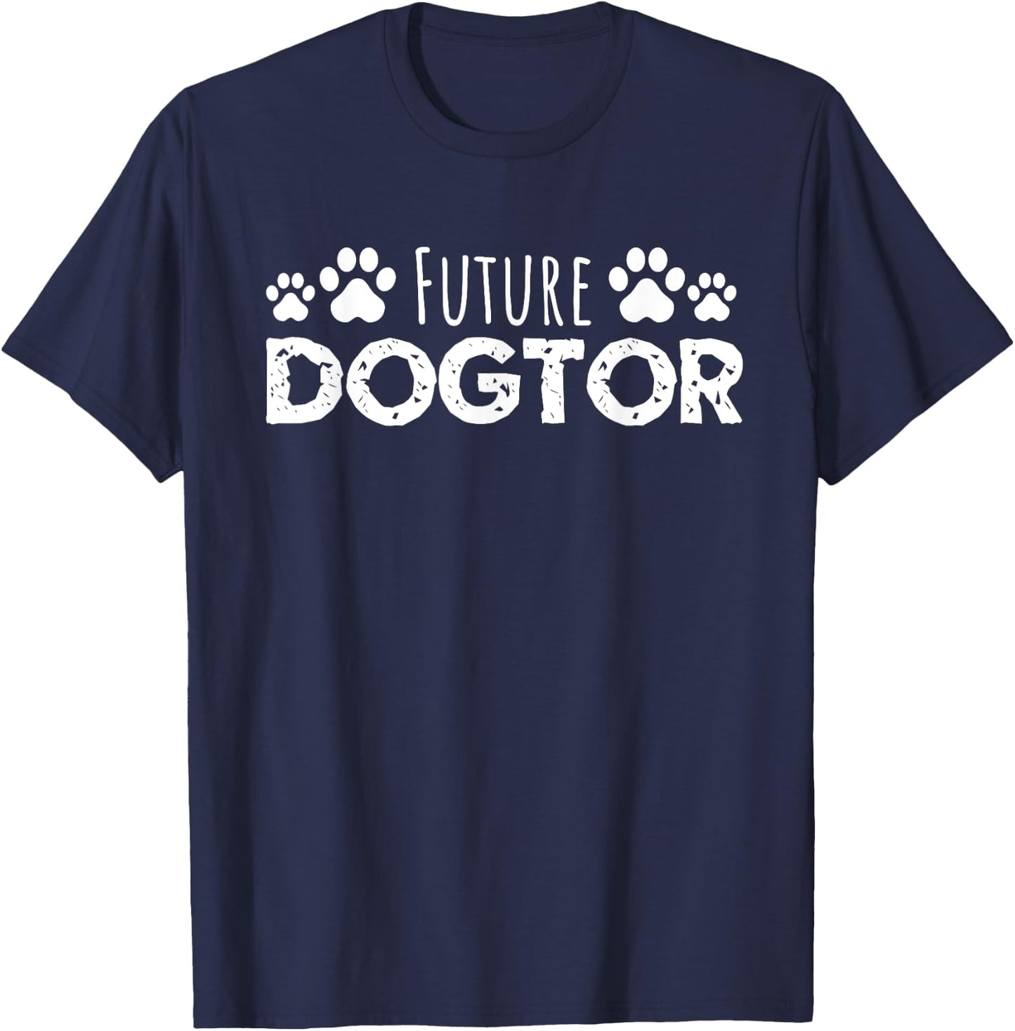 Future Dogtor Vet Student Funny Veterinarian Dog Graduate Women T-Shirt - T-Shirt | Navy