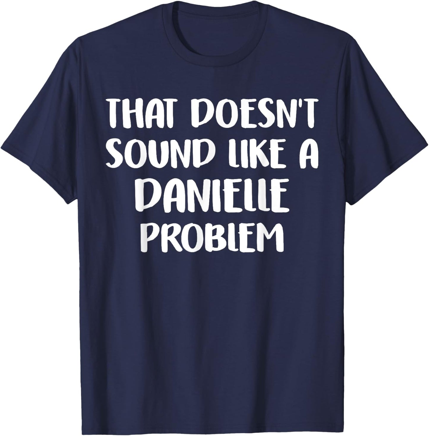 DANIELLE Personalized Cute Flower Girls DANIELLE Name T-Shirt - T-Shirt | Navy