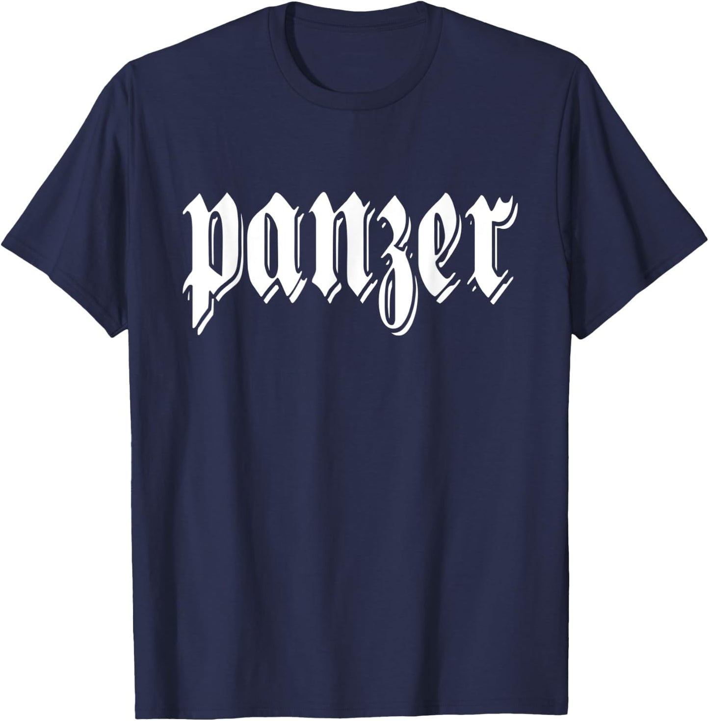 Panzer Deutschland German Word Germany Tank Military T-Shirt - T-Shirt | Navy