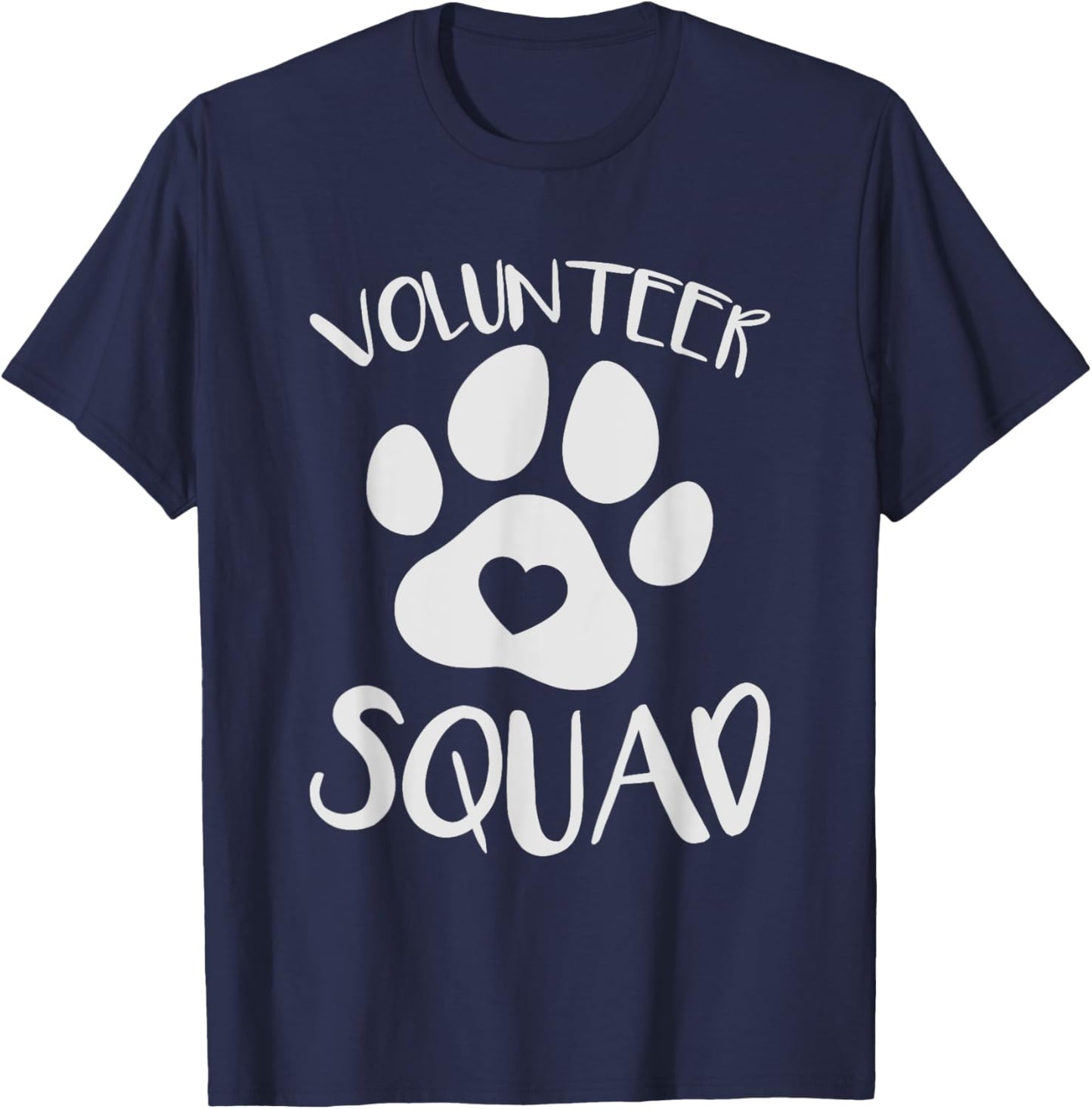 Animal Shelter Volunteer Squad T-Shirt - T-Shirt | Navy