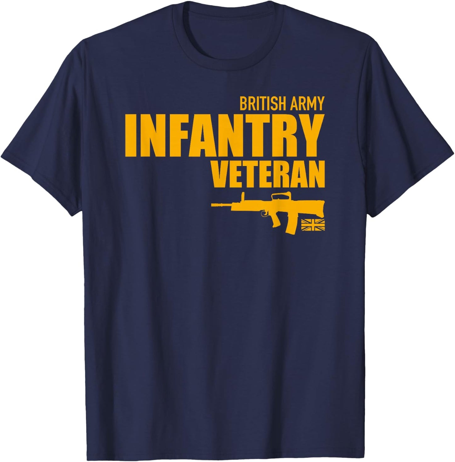 British Army Infantry Veteran T-Shirt - T-Shirt | Navy