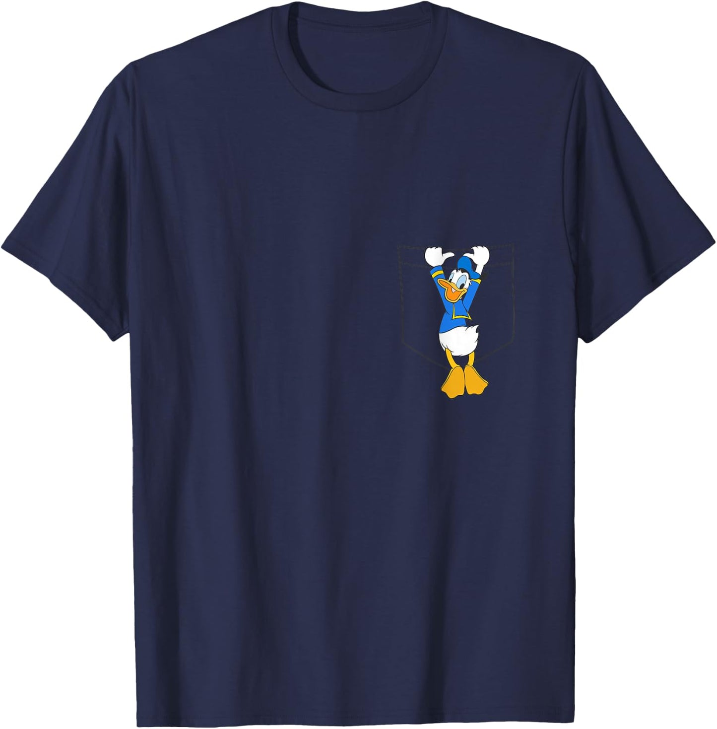 Disney Mickey & Friends Donald Duck Small Pocket T-Shirt - T-Shirt | Navy