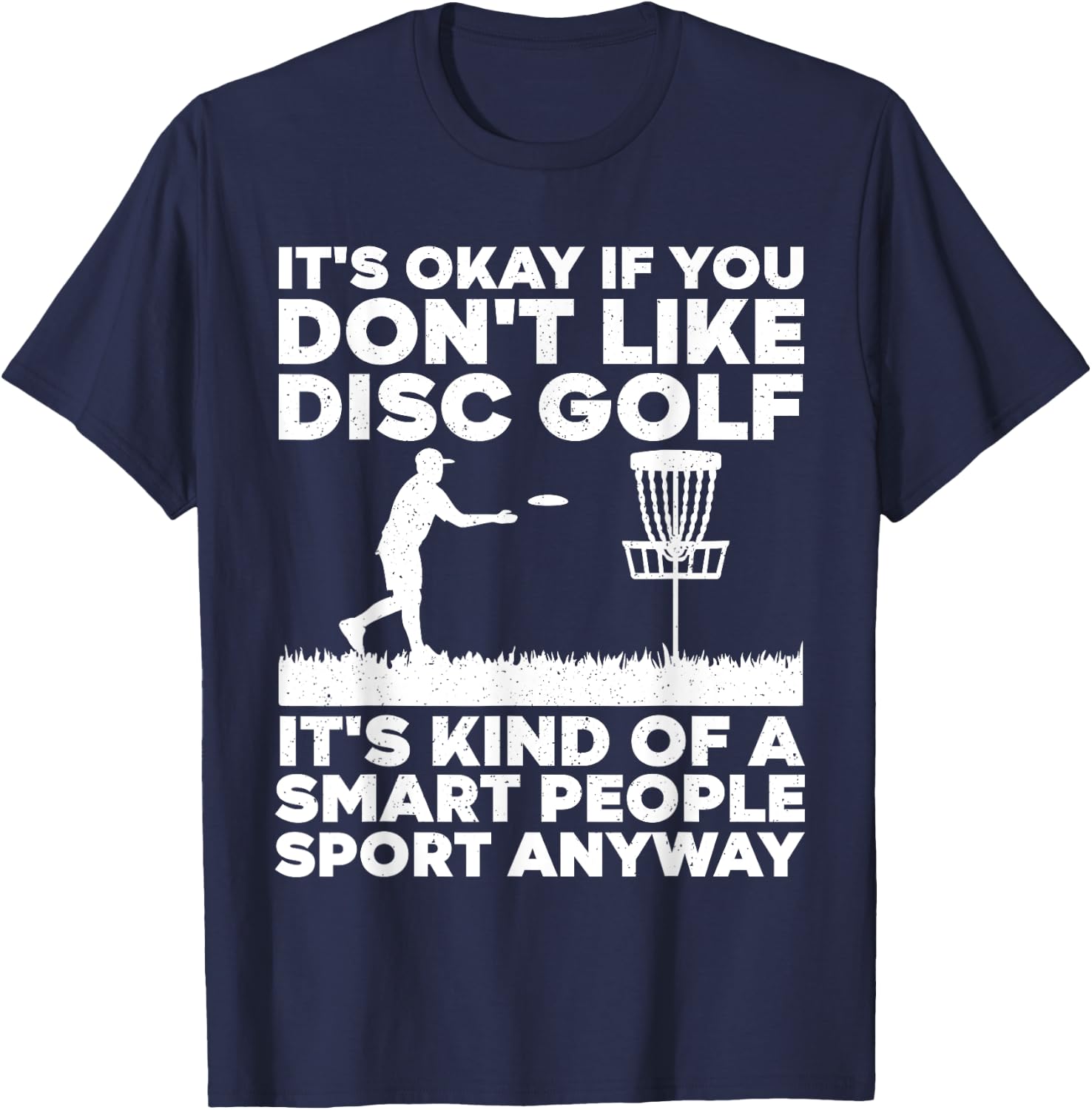 Cool Disc Golf Art Women Disc Golf Players Sports T-Shirt - T-Shirt | Navy