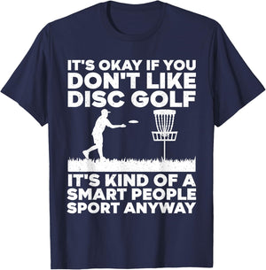 Cool Disc Golf Art Women Disc Golf Players Sports T-Shirt - T-Shirt | Navy