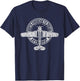 North American T-6 Texan Warbird Vintage Aircraft T-Shirt - T-Shirt | Navy