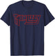Thin Lizzy Life Red Logo T-Shirt - T-Shirt | Navy