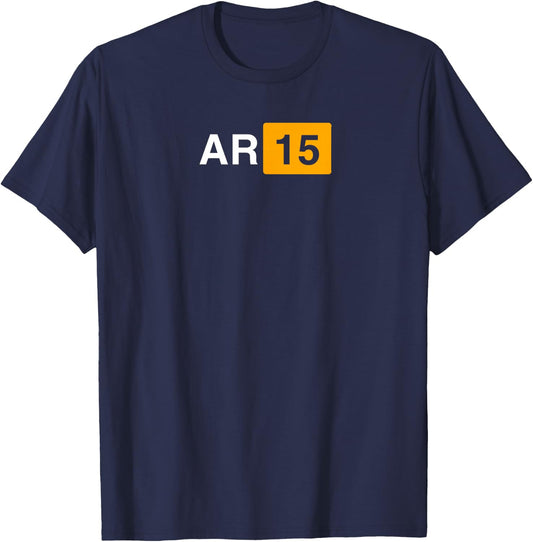 AR-15 Zubehör - Long Range, IPSC, AR-15 T-Shirt - T-Shirt | Navy