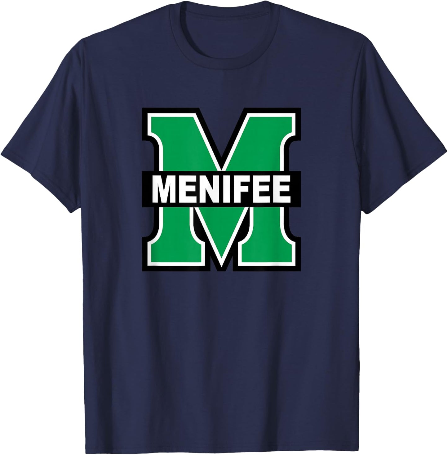 Menifee County High School M Menifee T-Shirt - T-Shirt | Navy