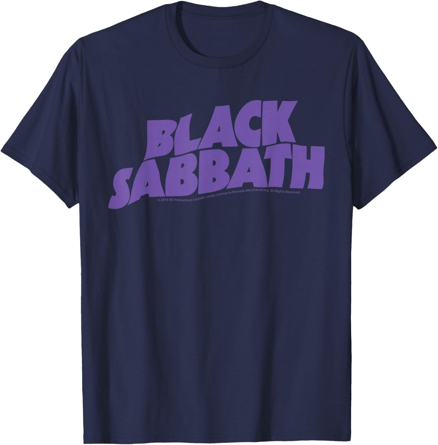 Black Sabbath Purple Logo T-Shirt - T-Shirt | Navy