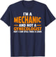 I'm a mechanic and not a gynecologist Car T-Shirt - T-Shirt | Navy