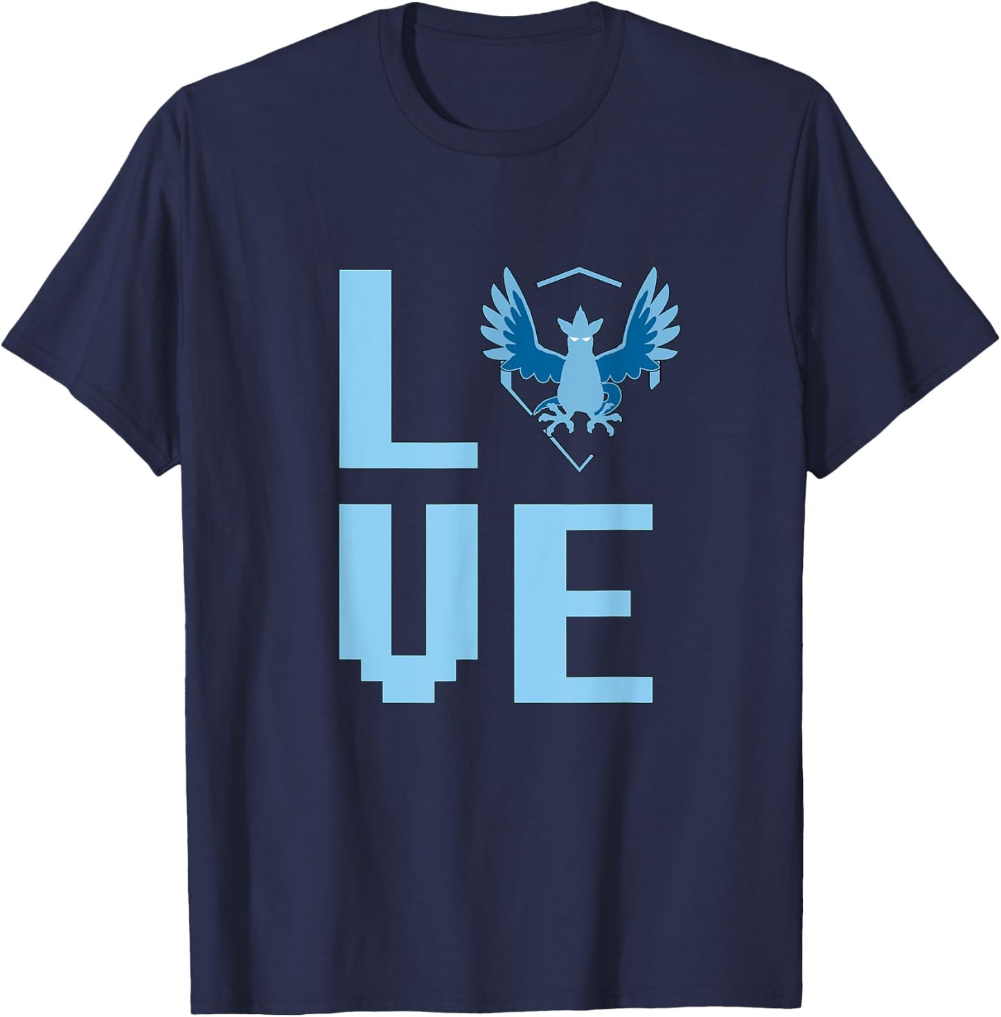 "LOVE" - - Go Mystic Team T-Shirt - T-Shirt | Navy