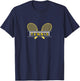 Tennis Court for Tennis Player , Black, S T-Shirt - T-Shirt | Navy