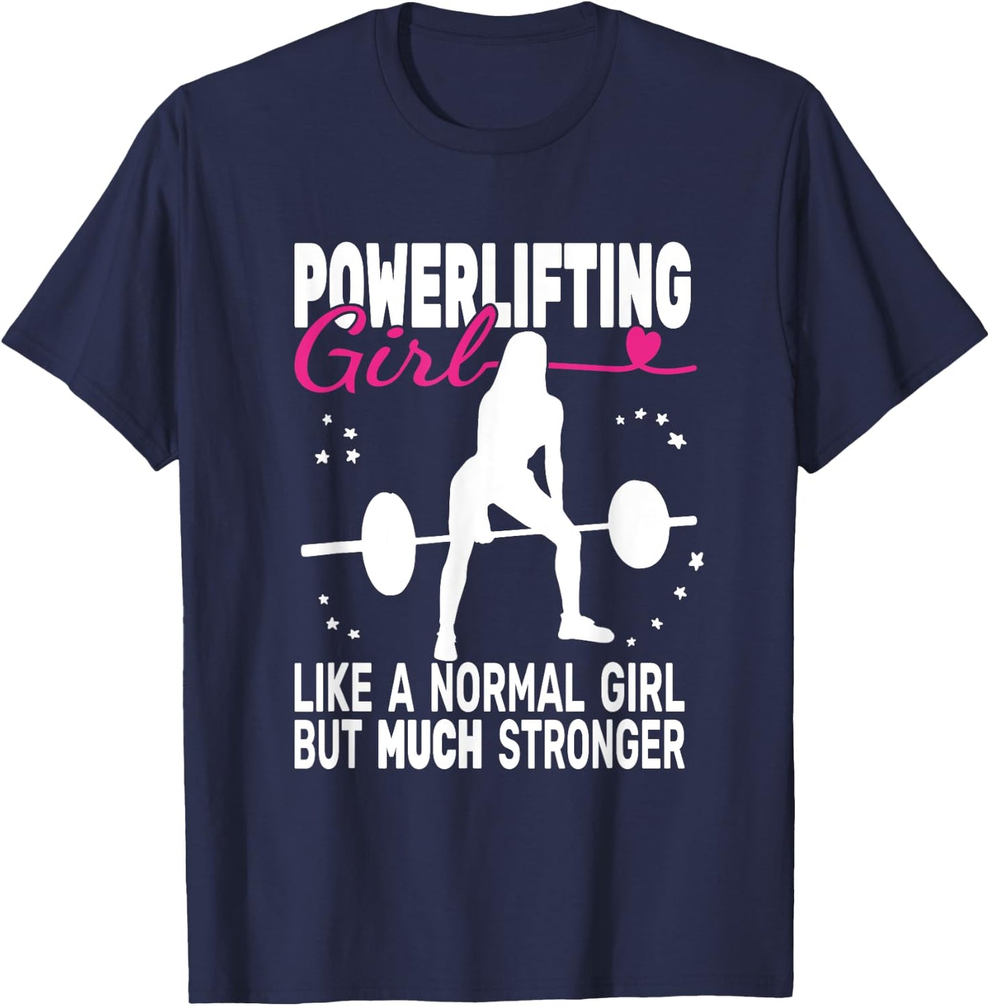 Fitness Gym Powerlifter Powerlifting Weightlifting T-Shirt - T-Shirt | Navy