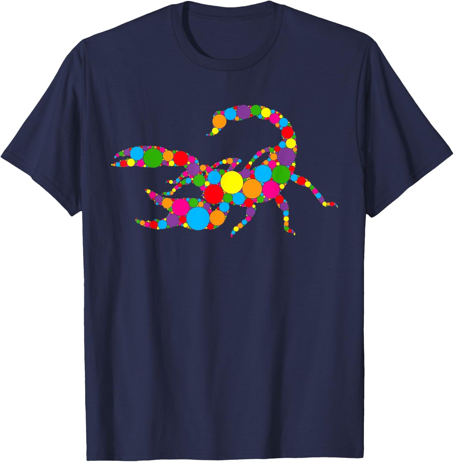 Funny Scorpion Lovers Fans Polka Dot Happy Dot Day Kids Boys T-Shirt - T-Shirt | Navy