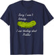 Thinking About Pickles Funny Saying Fermented Cucumber T-Shirt - T-Shirt | Navy