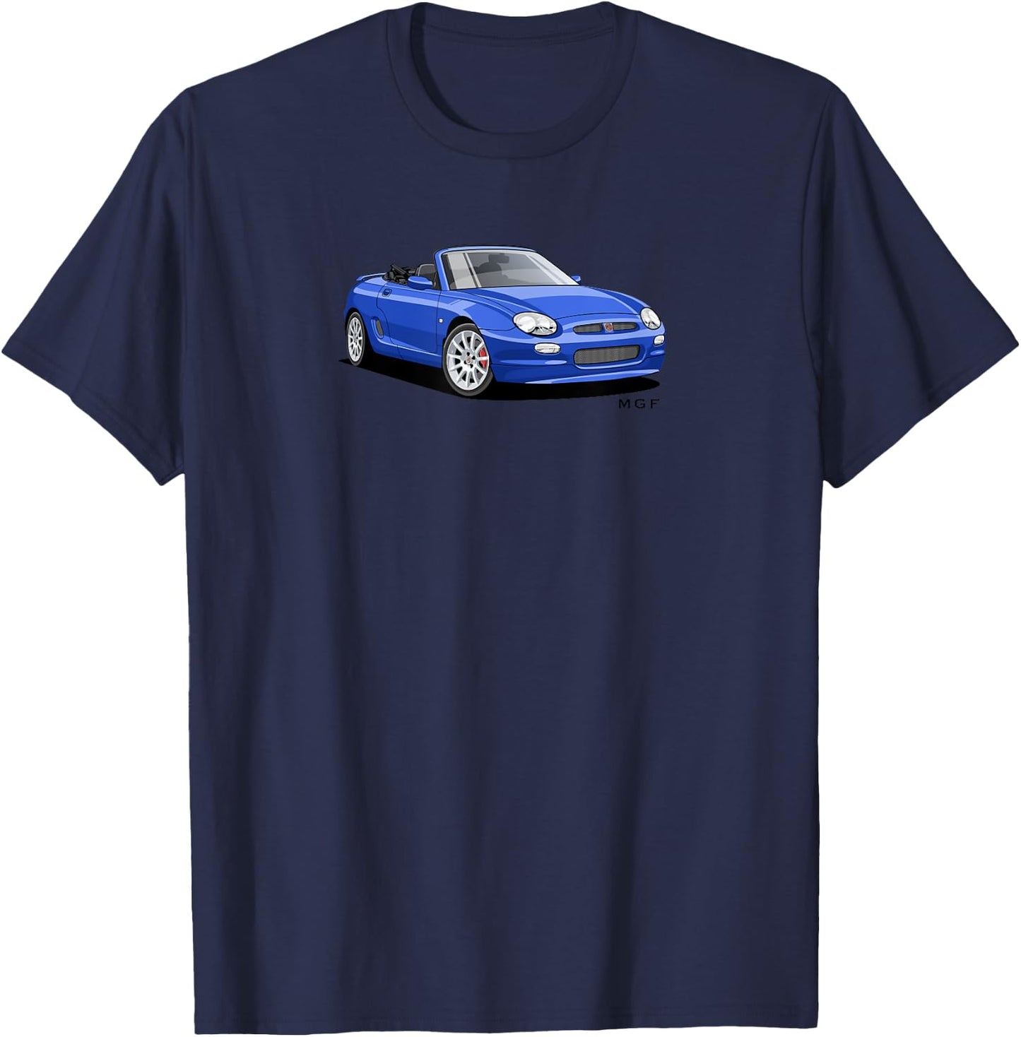 British Classic Sports Super Car MGF T-Shirt - T-Shirt | Navy