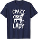 Crazy Goat Lady Funny Farmer Farm Animal Gift T-Shirt - T-Shirt | Navy
