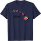 Floral Hawaiian Island Chain Aloha T-Shirt - T-Shirt | Navy