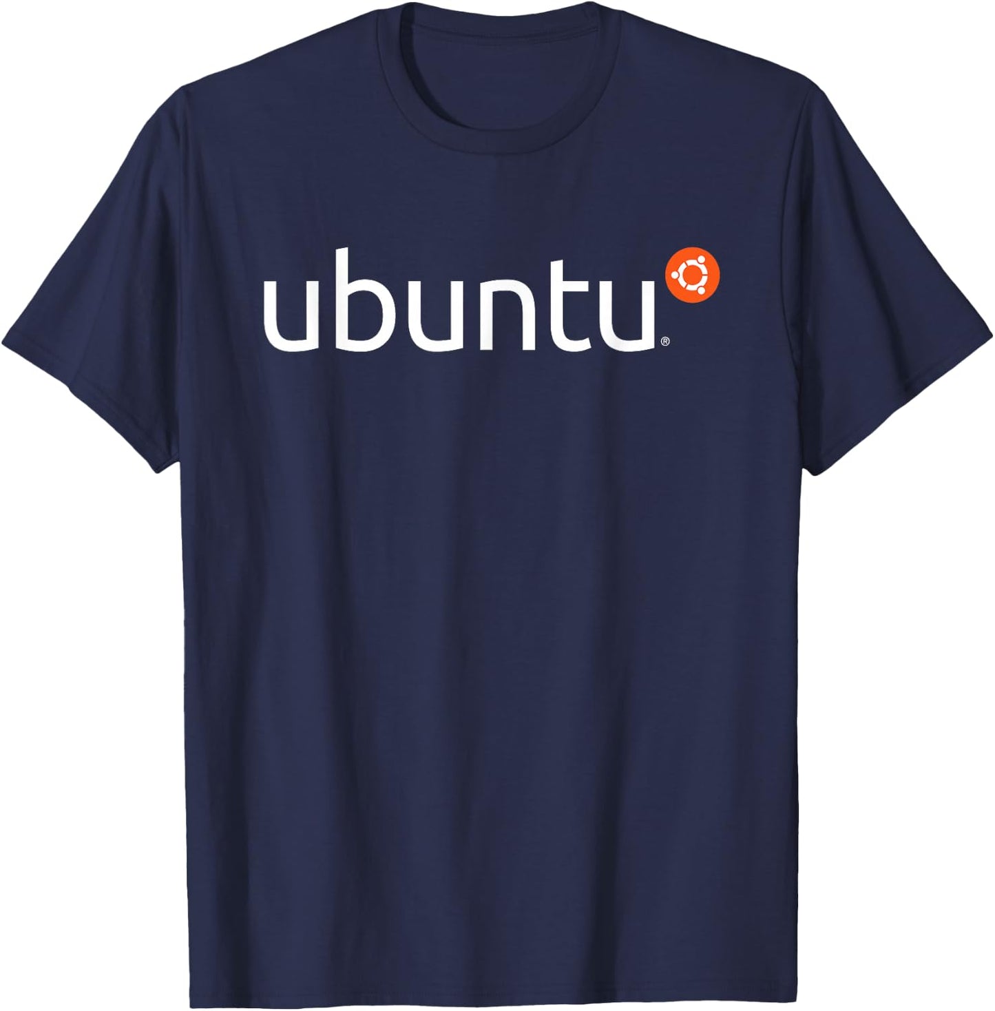 Ubuntu Official Logo Linux Operating System T-Shirt - T-Shirt | Navy