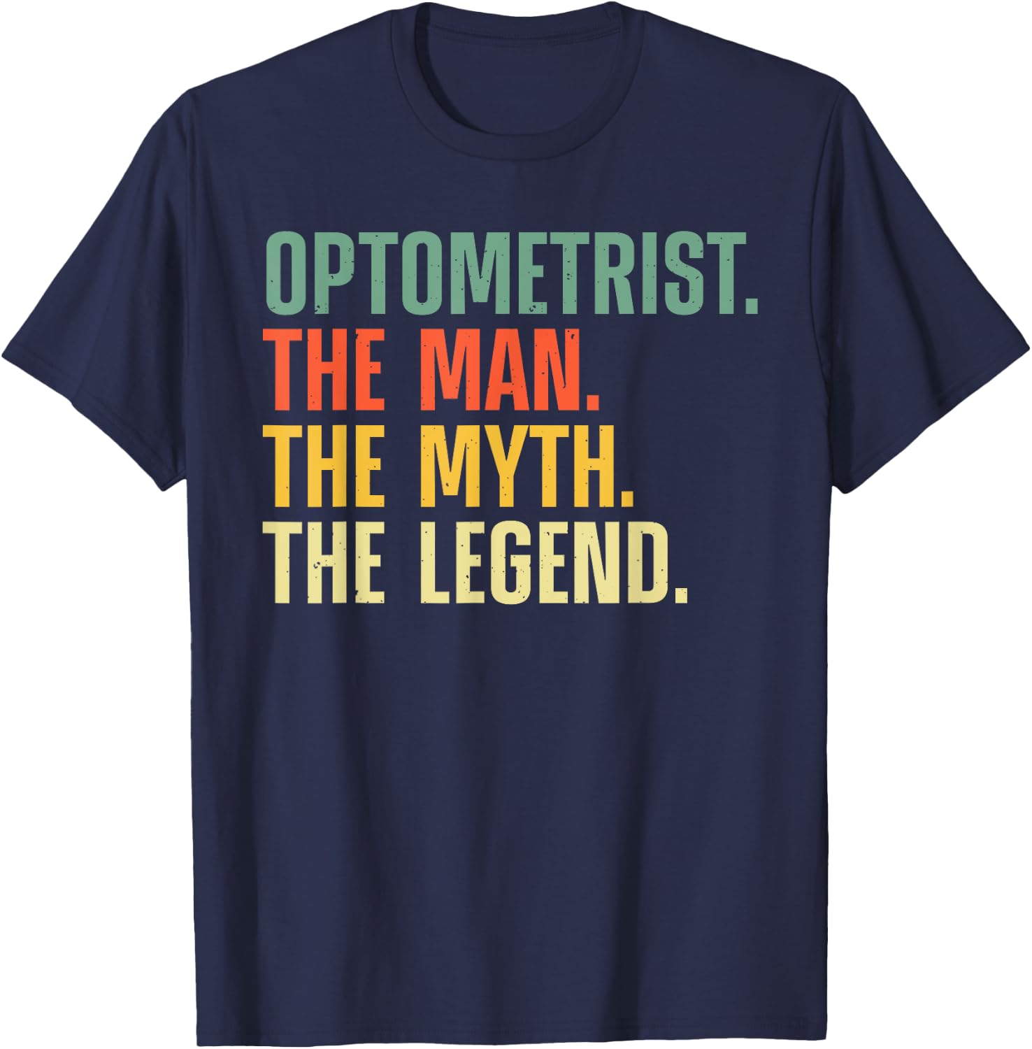 Cool Optometrist Art Dad Boys Optometry Optometrist T-Shirt - T-Shirt | Navy