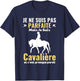 Je Suis Pas Parfait Mais Je Suis Un Rider Equitante , Black, Female X-Small T-Shirt - T-Shirt | Navy