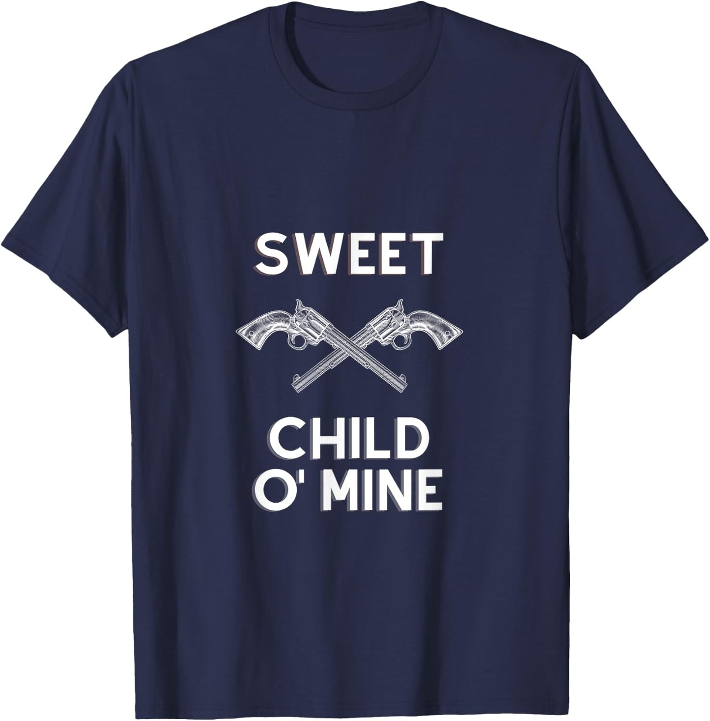Sweet Child O' Mine, Music and Rock T-Shirt - T-Shirt | Navy
