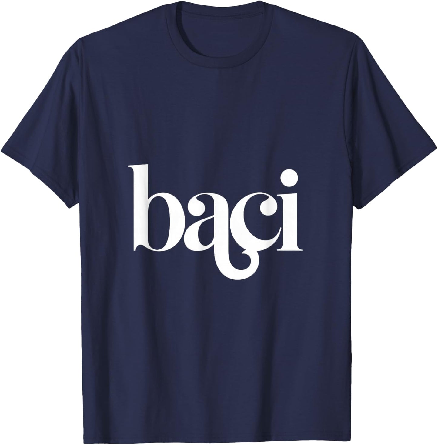 Baci, Italian Kiss, Kisses T-Shirt - T-Shirt | Navy