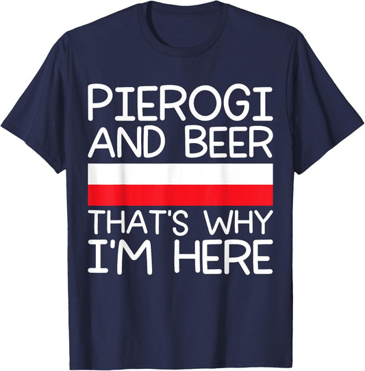 Polish pierogi T-Shirt - T-Shirt | Navy