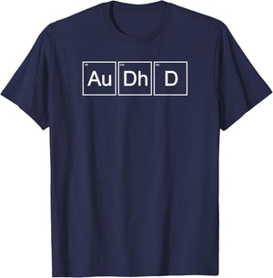 AuDHD Periodic Table T-Shirt - T-Shirt | Navy