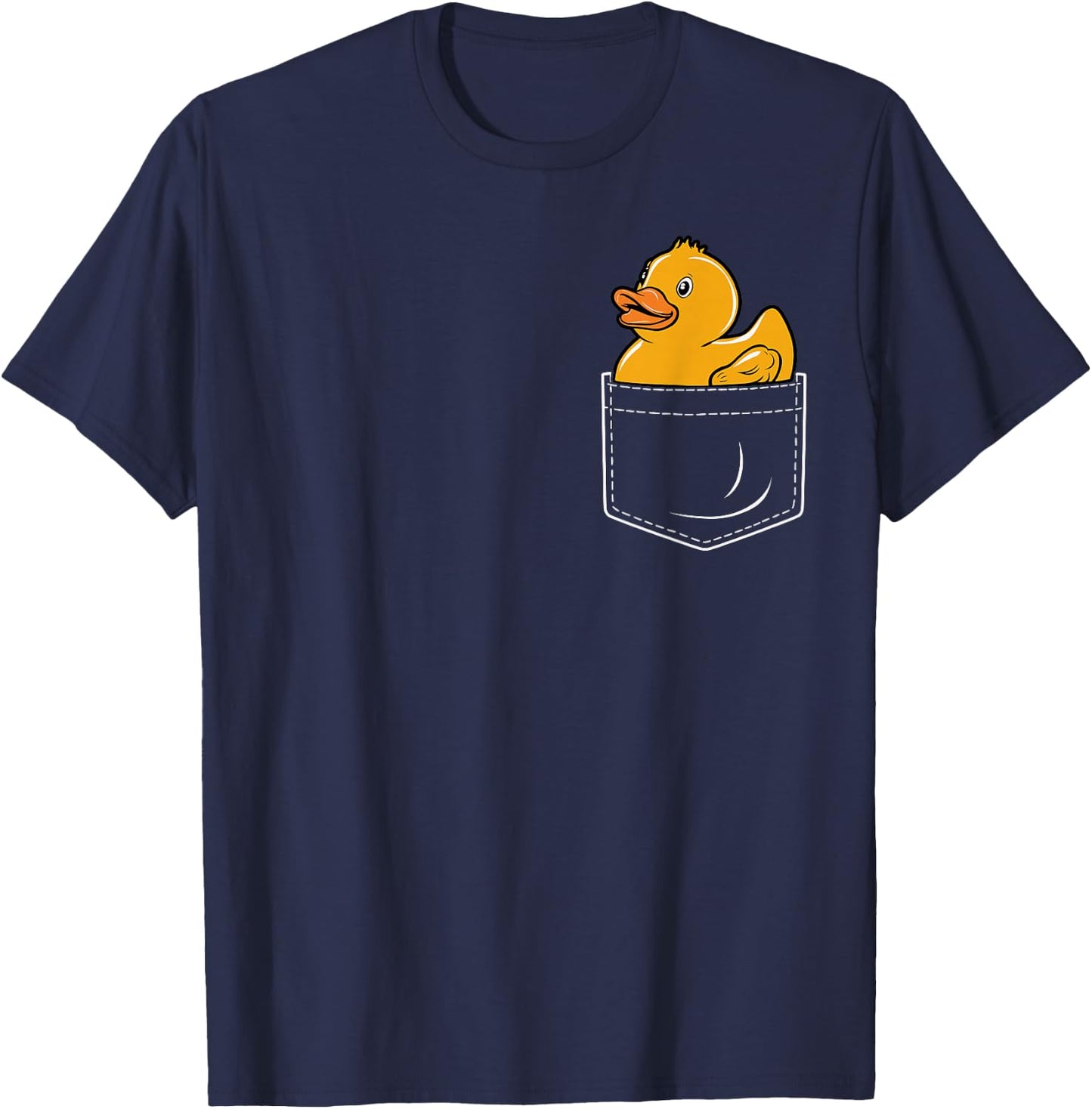 Rubber Duck In Breast Pocket T-Shirt - T-Shirt | Navy
