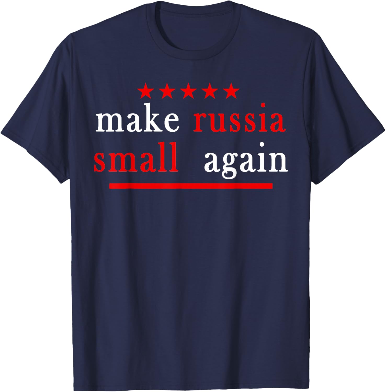 anti Putin Ukraine T-Shirt - T-Shirt | Navy