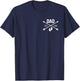 New Dad Est 2024 First Fathers Day 2024 Promoted to Daddy T-Shirt - T-Shirt | Navy