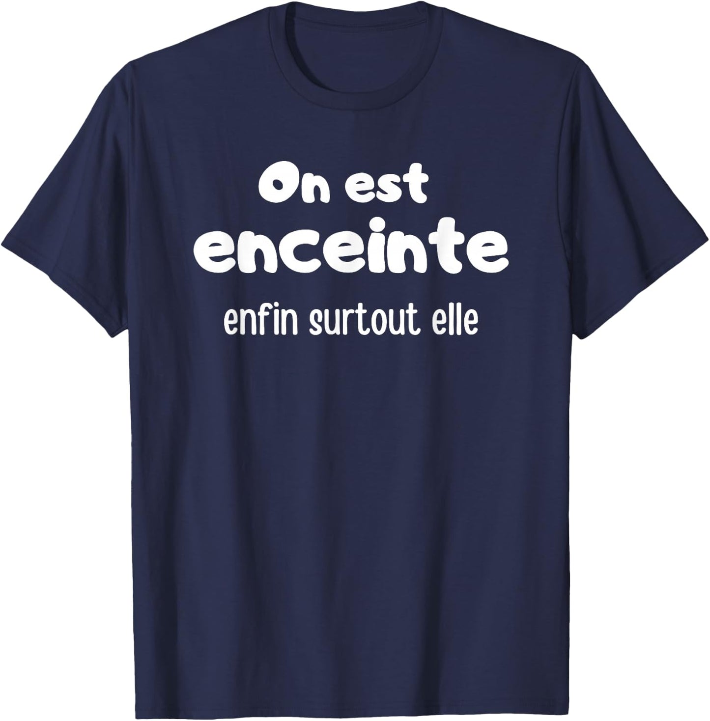 Announcement Pregnancy Original Dad 2025 with A Big Bid T-Shirt - T-Shirt | Navy