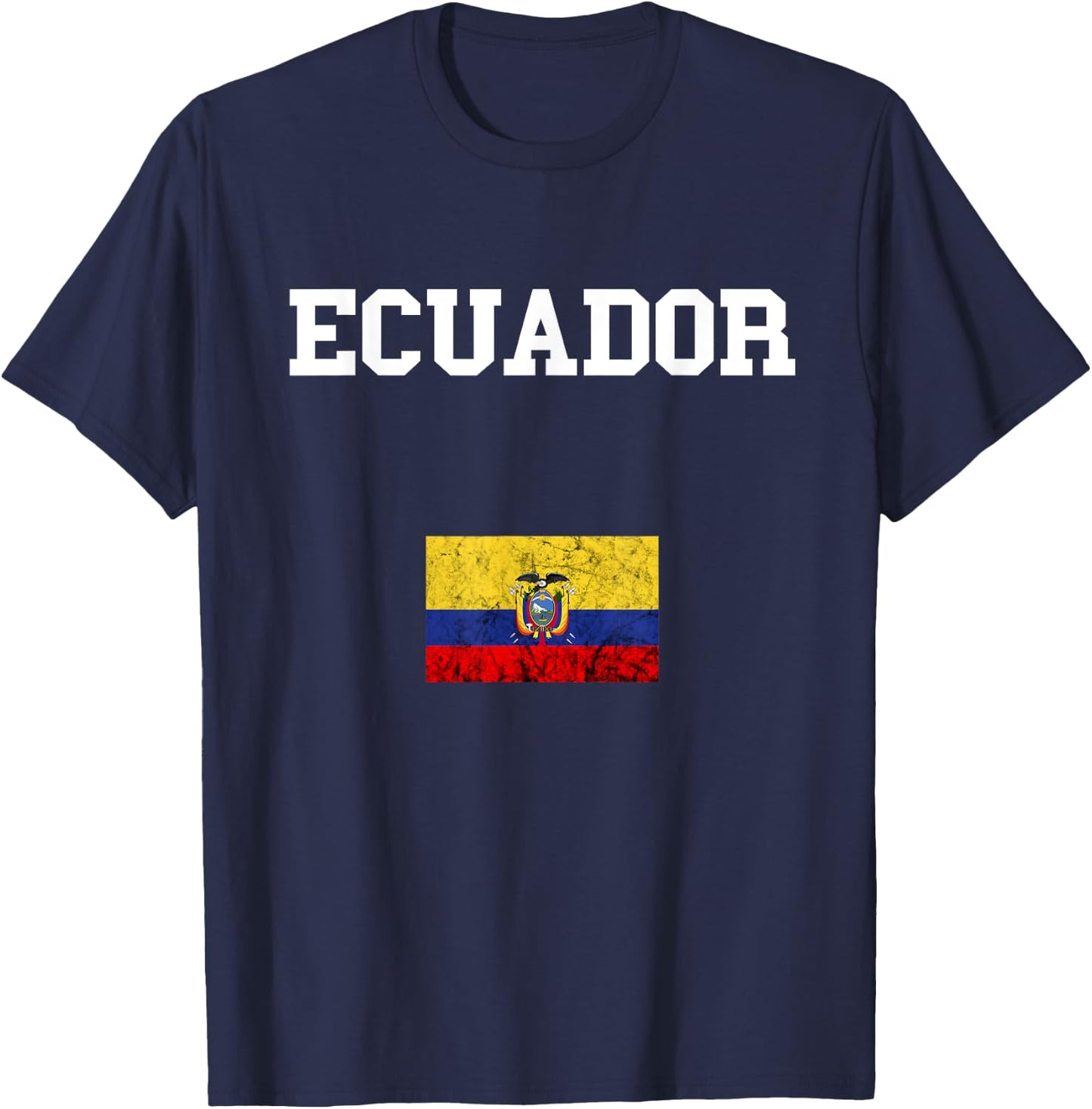 Ecuadorean Roots Ecuadorian Pride Ecuador Ecuadorian Flag T-Shirt - T-Shirt | Navy