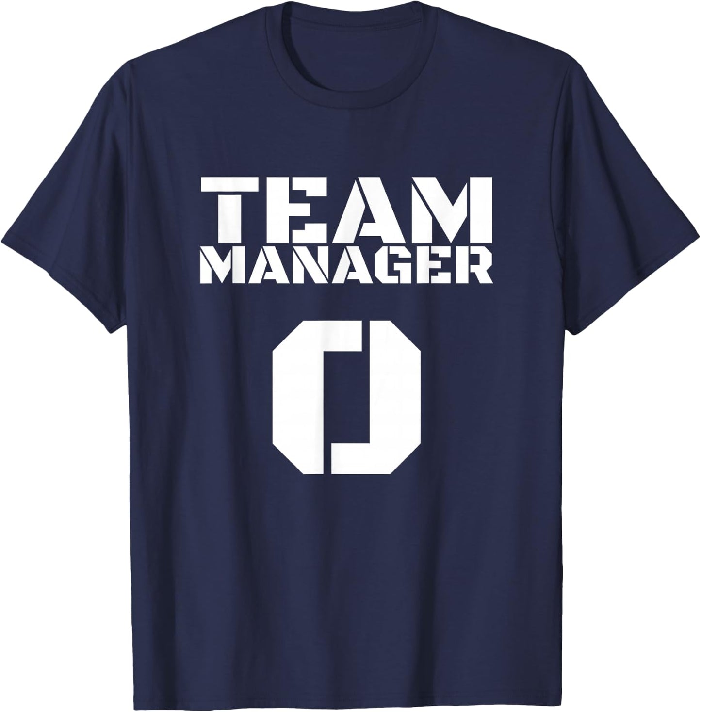 Team Manager Sports Equipment Coach Player T-Shirt - T-Shirt | Navy