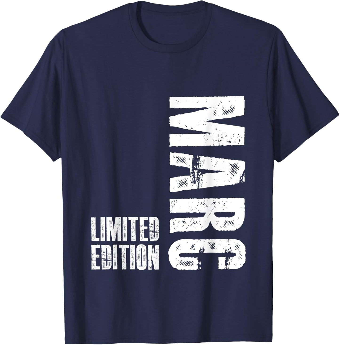 First Name Limited Edition Birthday Gift Marc , black T-Shirt - T-Shirt | Navy