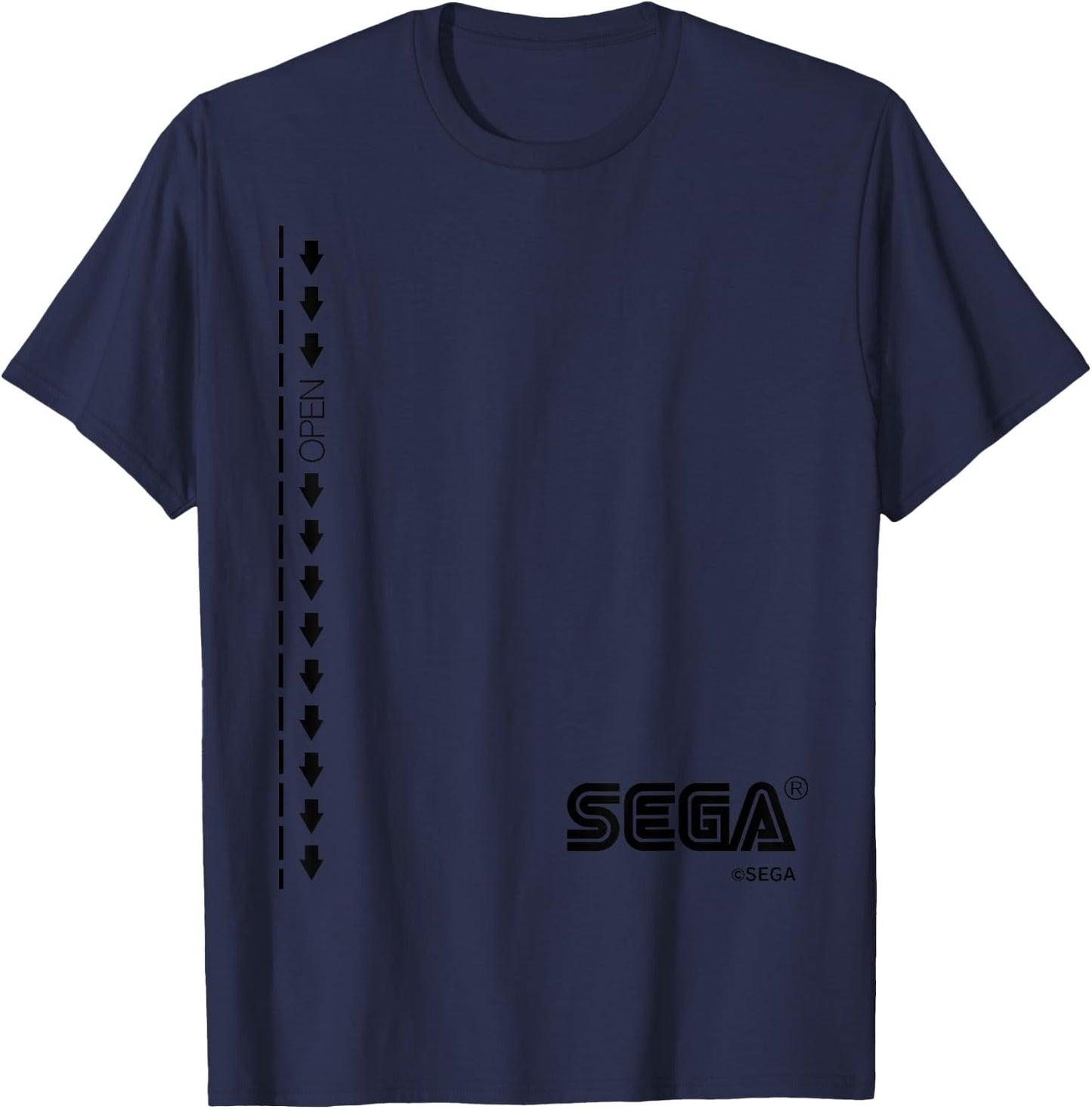(Commemoration of Amazon MoD pop-up shop) Design Sega , Blue, S T-Shirt - T-Shirt | Navy