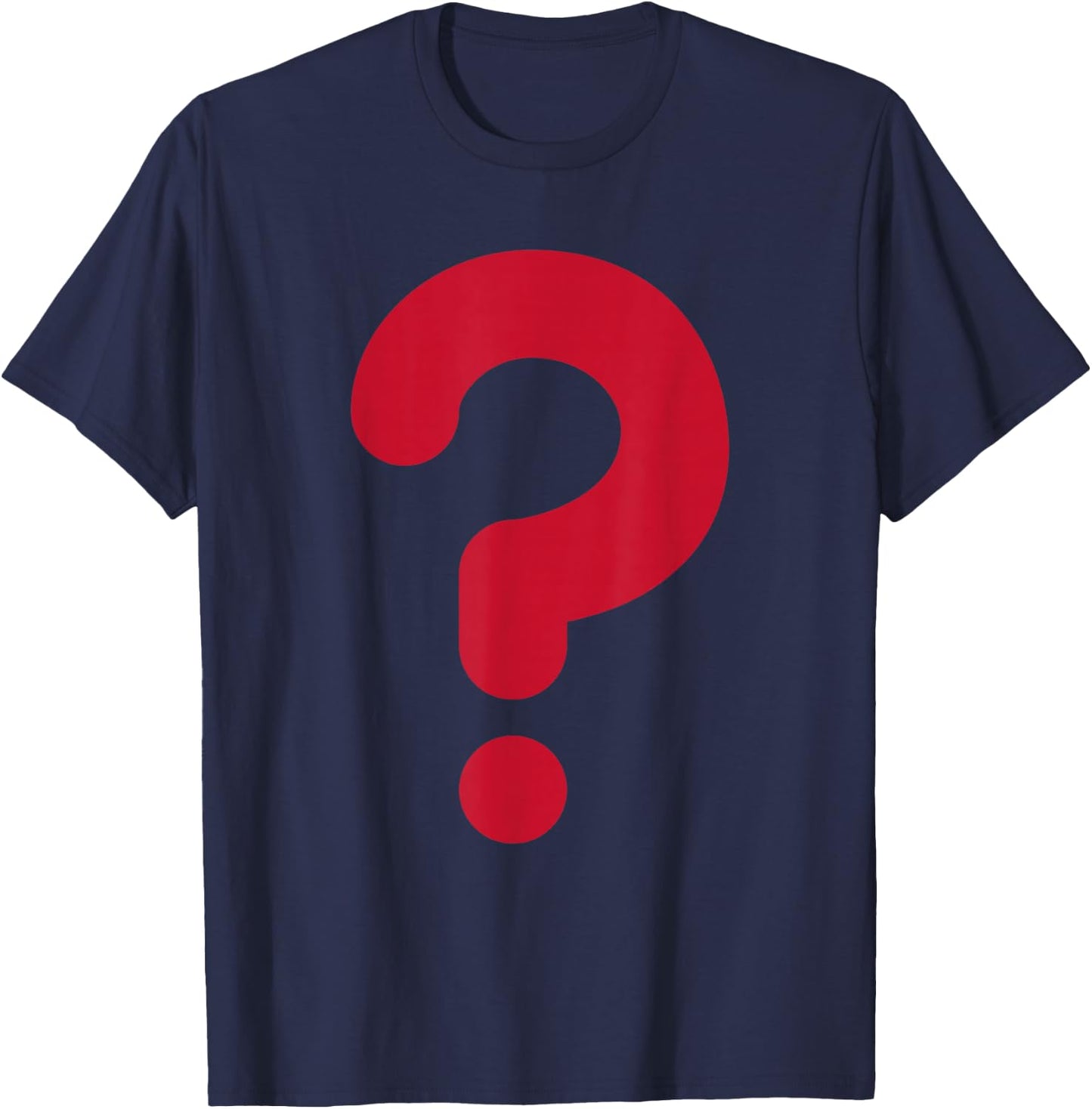 Red Question Mark T-Shirt - T-Shirt | Navy