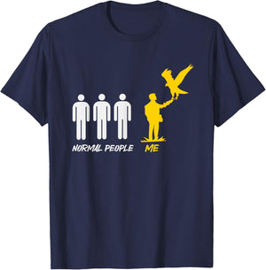 Falconry Normal People Me T-Shirt - T-Shirt | Navy