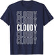 Cloudy T-Shirt - T-Shirt | Navy