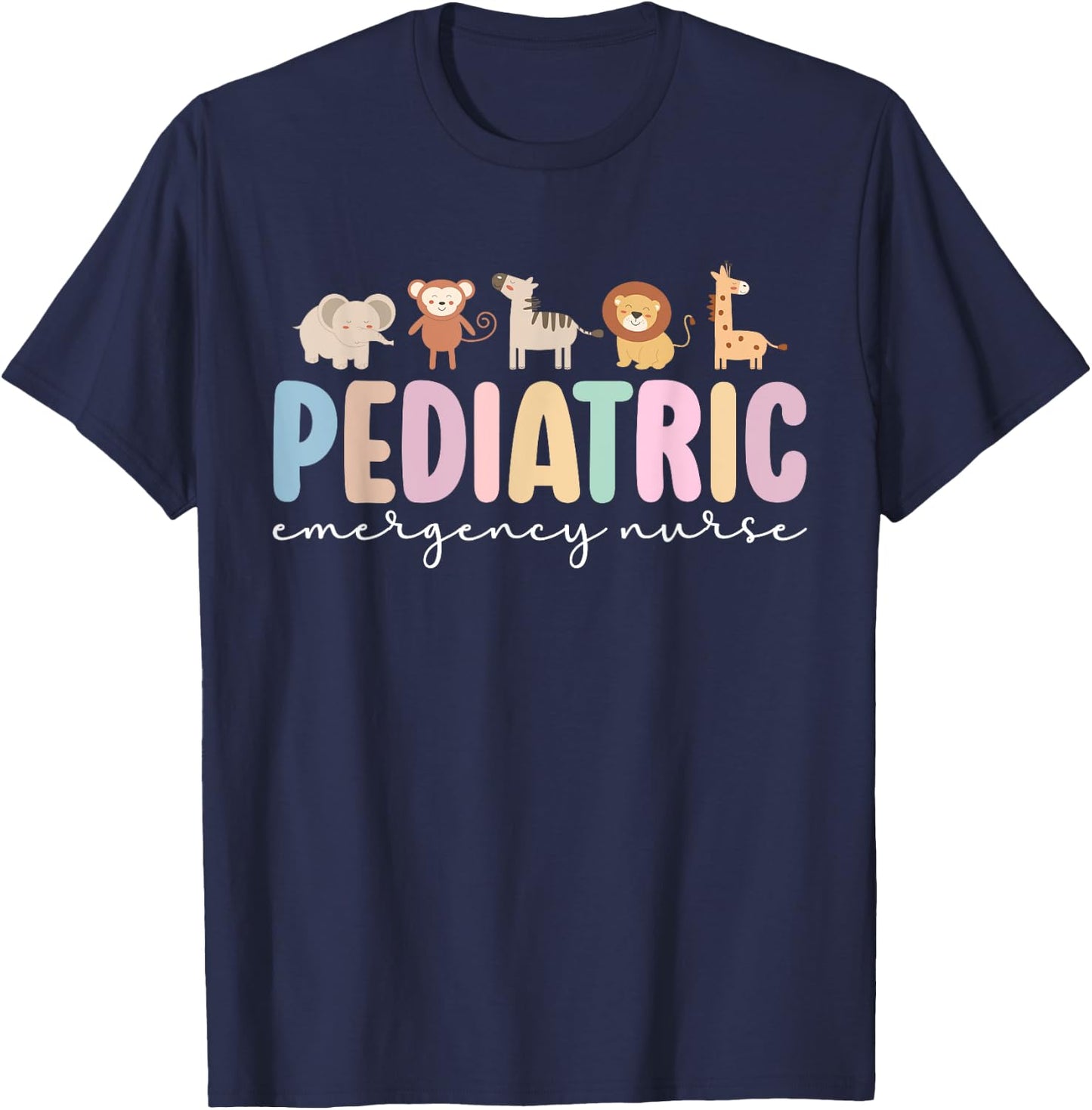 Pediatric Emergency Nurse Peds ER Nurse Pediatric ER Nurse T-Shirt - T-Shirt | Navy