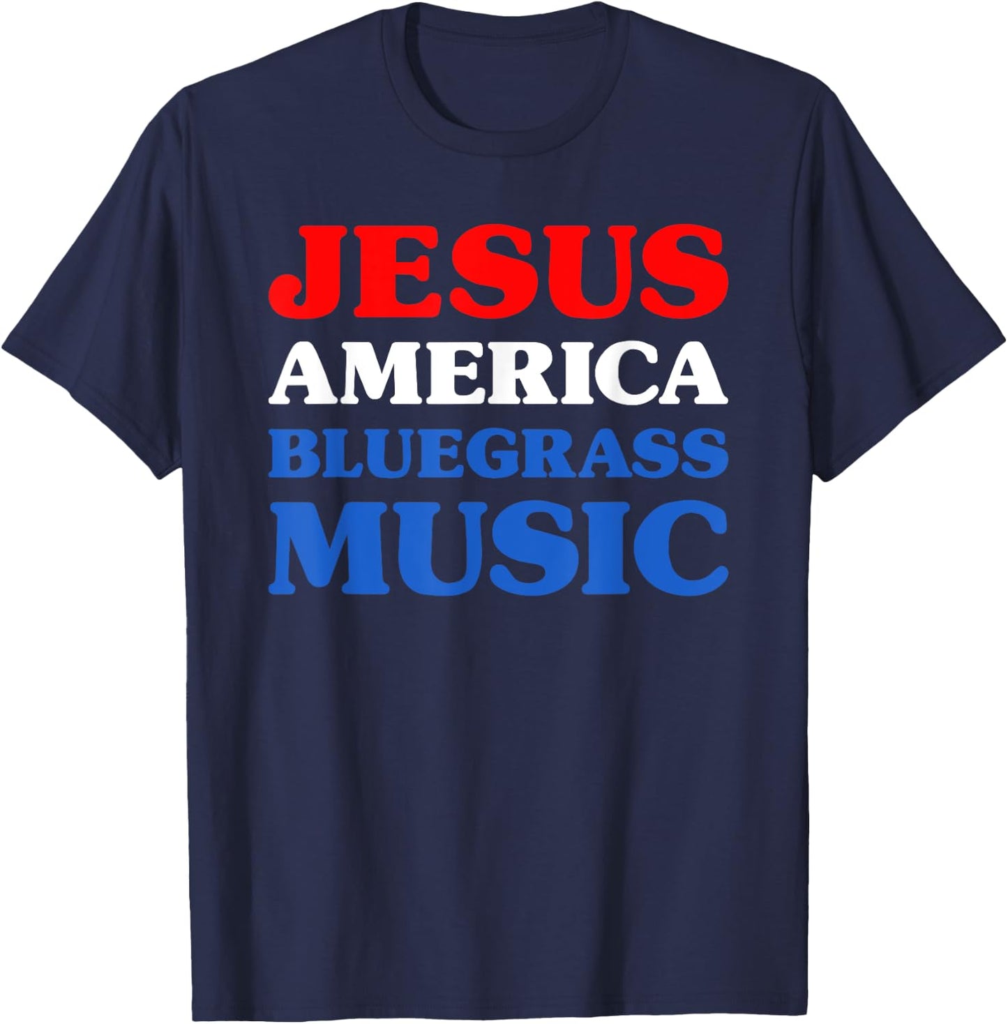 Bluegrass Music I Love Bluegrass Music T-Shirt - T-Shirt | Navy