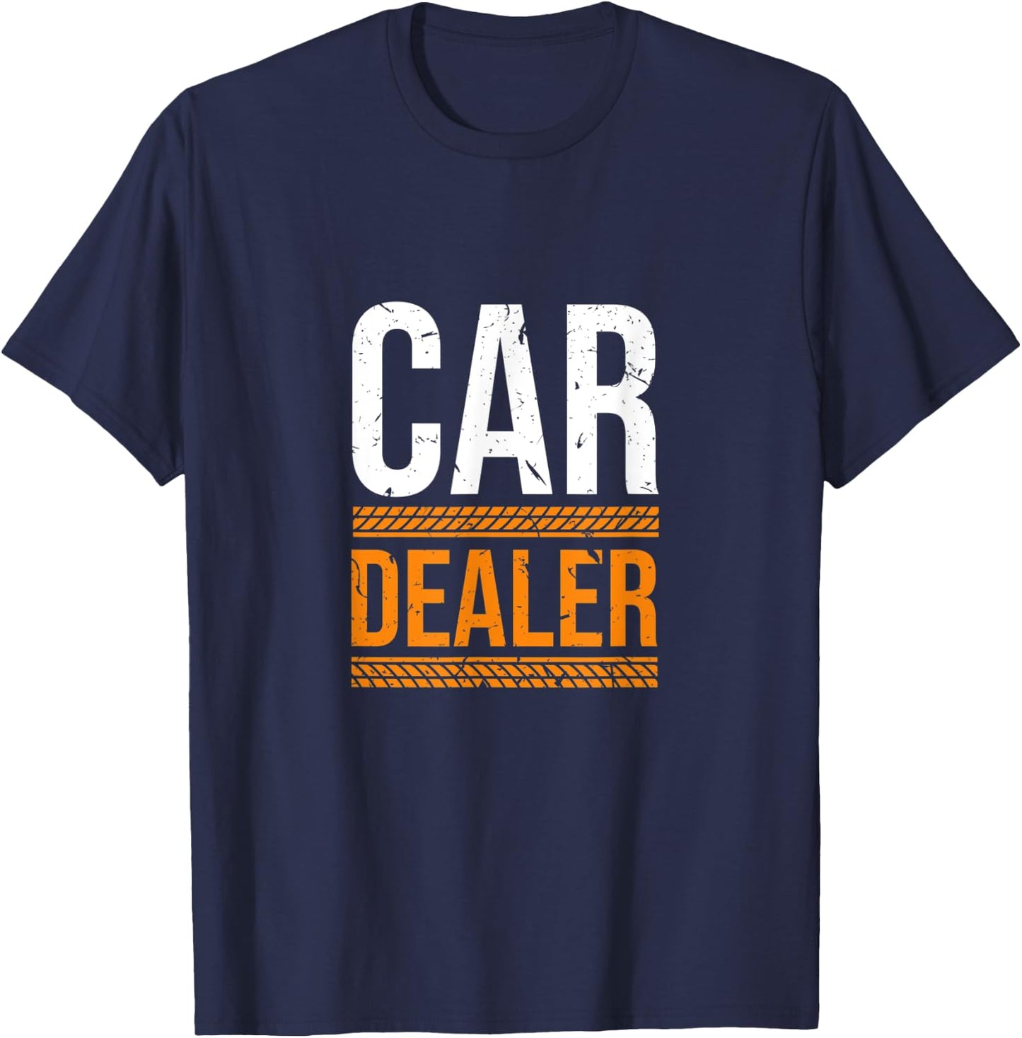 Car Dealer Lover Aesthetic Automobile Salesman T-Shirt - T-Shirt | Navy