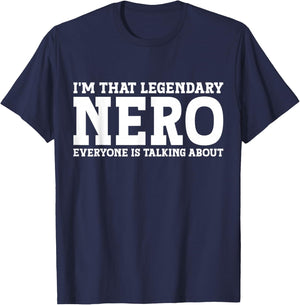Nero Personal Name First Name Funny Nero T-Shirt - T-Shirt | Navy